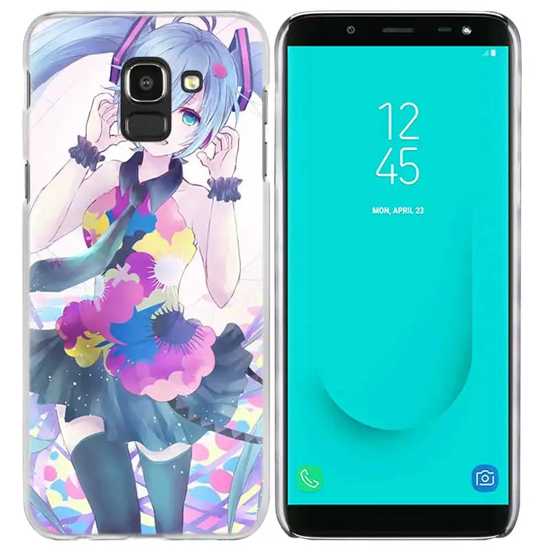 Чехол для samsung Galaxy J7 J5 J8 J6 J4 J3 J2 Plus Prime J8+ J6+ J4+ Fundas с Аниме Хацунэ Мику