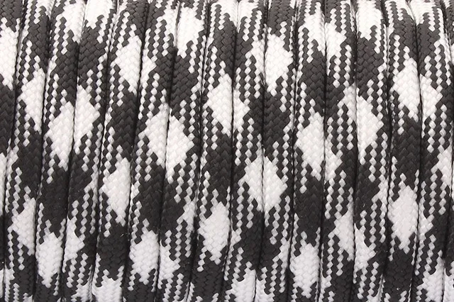white black camo Кемпинг небо Открытый Кемпинг оборудование Инструменты Набор выживания 100 футов Паракорд Многофункциональный скалолазание выживания Кемпинг Туризм веревка - Цвет: white black camo