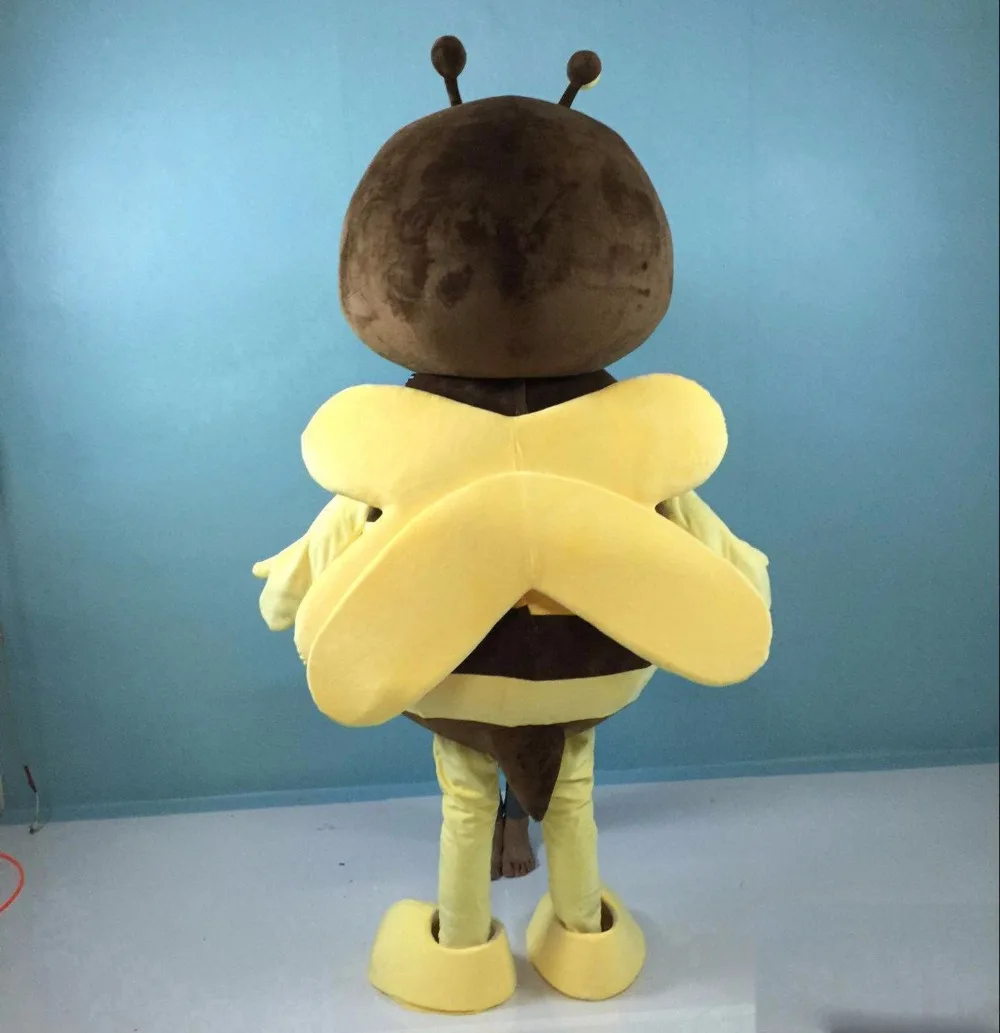 

hot sale yellow giant honey bee mascot costume for adults for sale