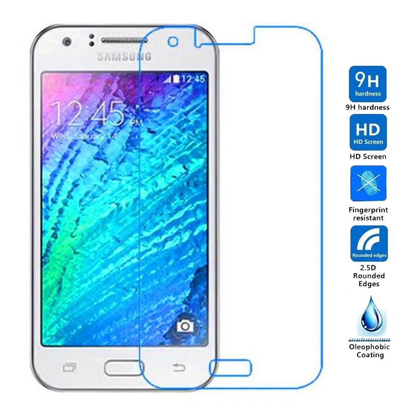 2 шт 0 26 мм Закаленное стекло протектор экрана для Samsung Galaxy J1 J100 J100F пленка j100
