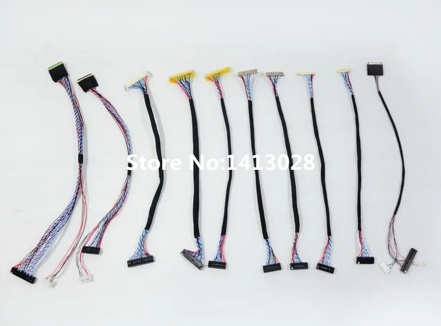 10 x общие кабели LVDS для контроллера панели ЖК-дисплея