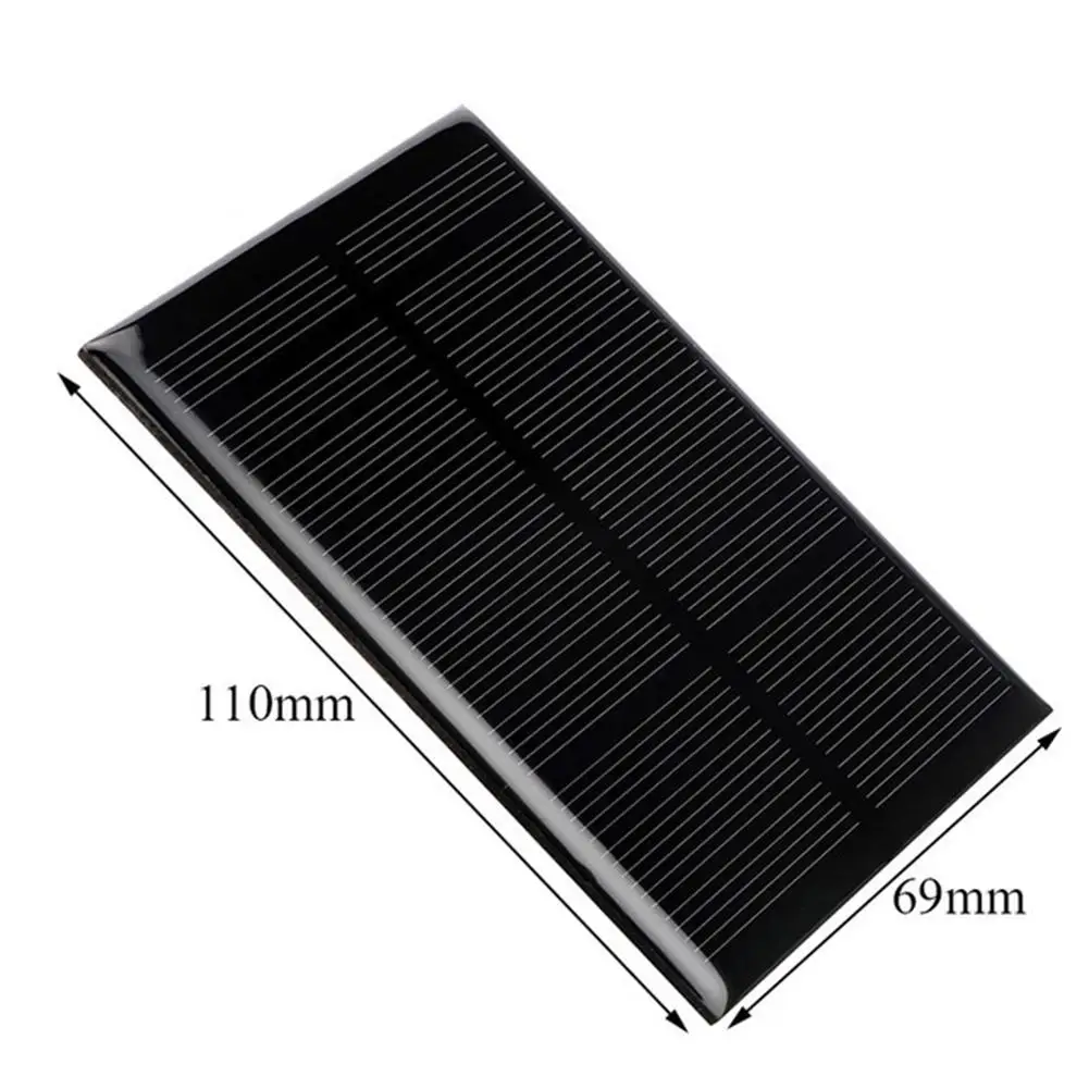 Панели солнечные 5V 1 25 W 110x69 м поликристаллического кремния DIY Батарея заряда