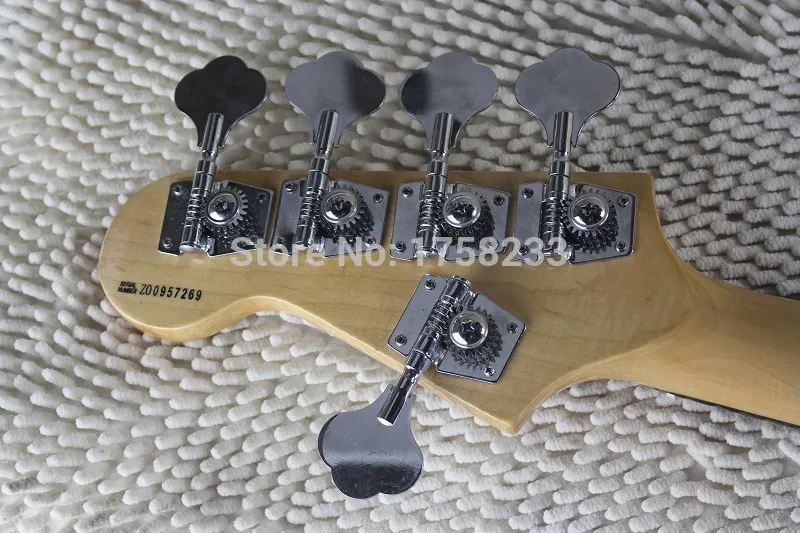 . Бесплатная Доставка Высокое Качество F Jazz Bass 5 Строка Палисандр Гриф Закат взрыв