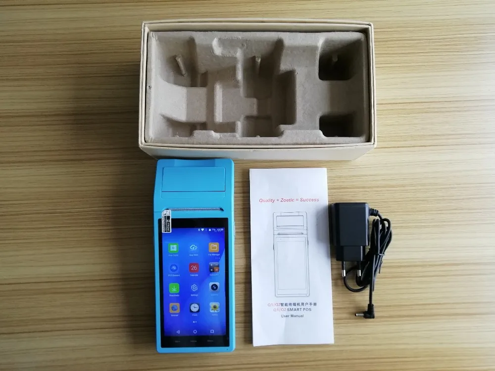 Мобильный android пос-терминал принтер терминал pos офлайн с 4G wifi Bluetooth