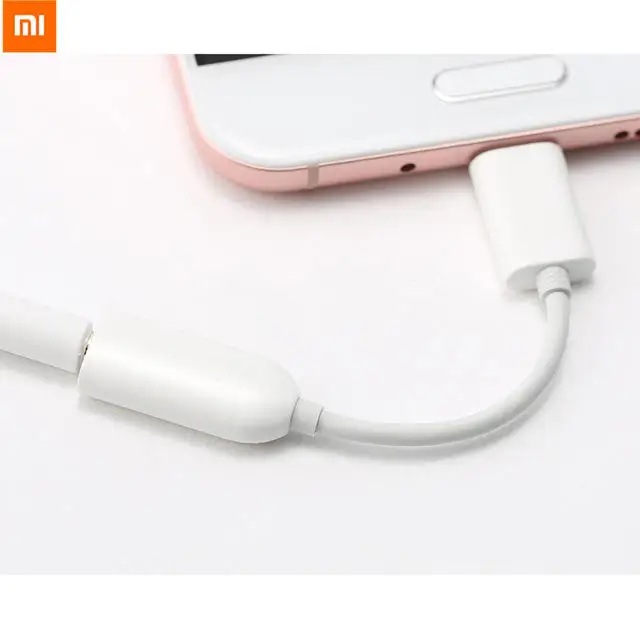 Оригинальный адаптер для наушников Xiaomi переходник типа C на 3 5 мм AUX аудио с