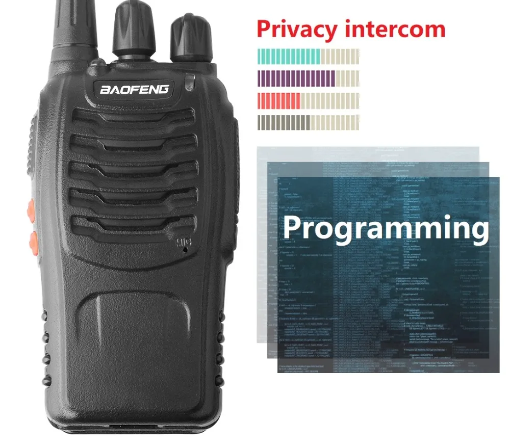 2 шт Baofeng BF-888S портативная рация 16CH bf 888s двухстороннее радио UHF 400-470MHz 2 шт охотничий трансивер с наушником