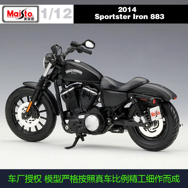 1:12 2014 SPORTSTER IRON883 Maisto модель автомобиля металлическая литая спортивная гоночная