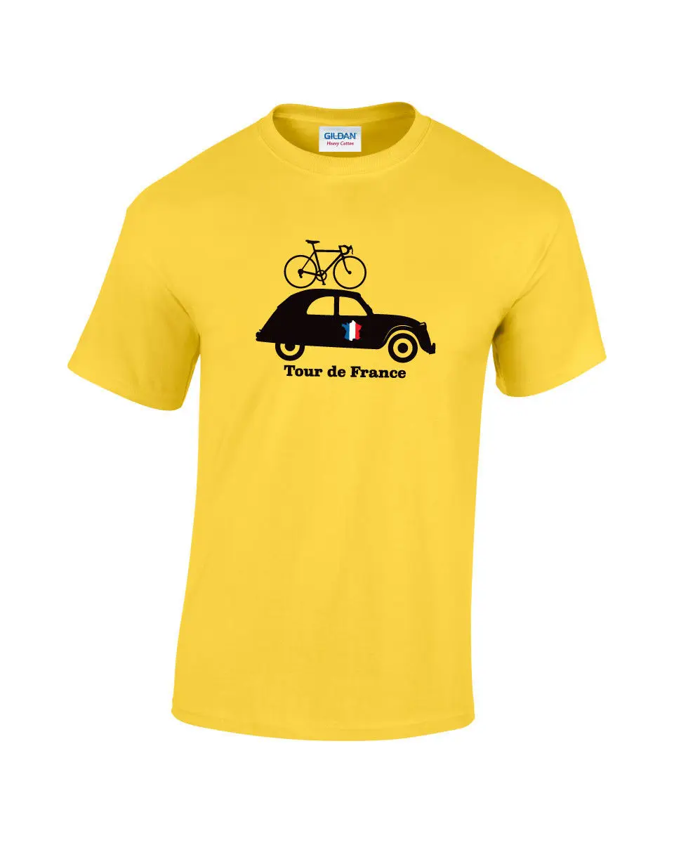 

Fashion 2019 Top Tee Mens France 2CV Anniversary Men's Cotton Cyclings T-Shirt Print T Shirt
