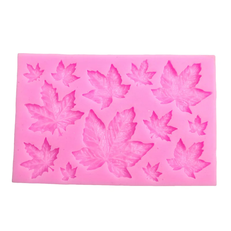 1 шт. клены Форма силиконовые Формы для тортов помадка торт желе конфеты шоколад