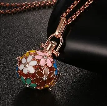 SHIYING 2019 (с одним лавовым камнем диаметром 16 мм) - Кулон для ароматерапии, в котором можно открыть и поместить любое дополнение, похожее на кулон, сделанный своими руками.