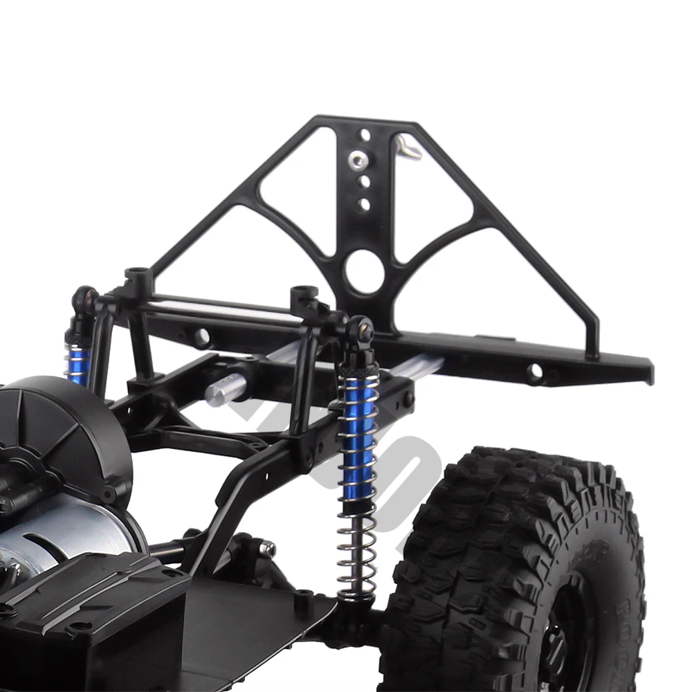 Injora RC автомобильный пластиковый бампер с металлическим буксировочным крюком для 1/10 RC Гусеничный SCX10 и SCX10 II 90046