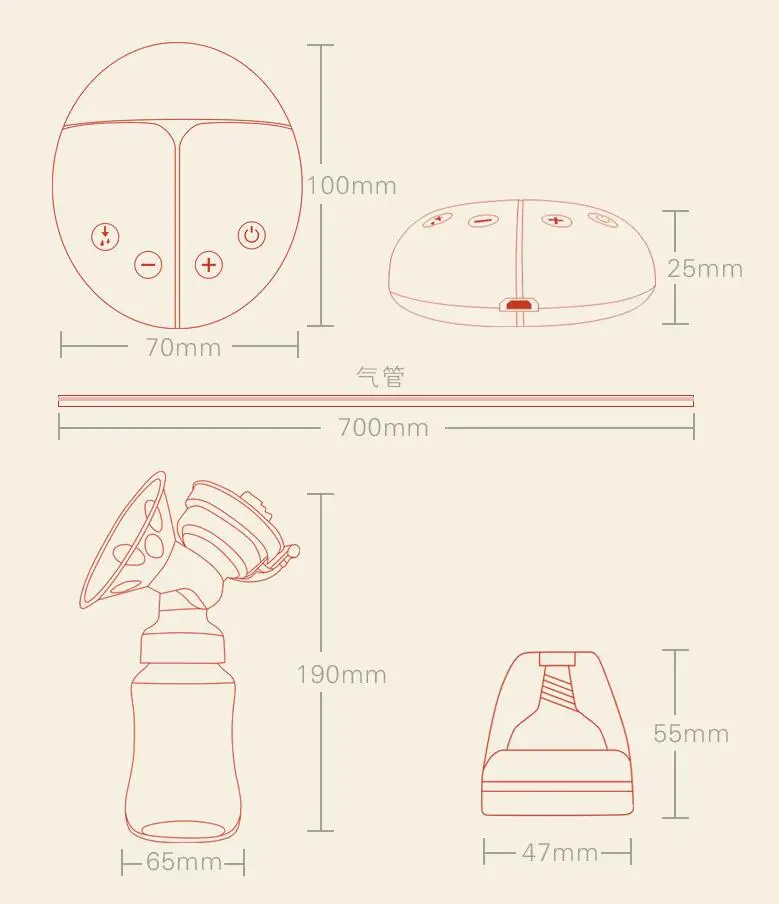 Одноместный/двойной Электрический молокоотсос для кормления ребенка мощный всасывающий USB Ручной молокоотсос с грудным вскармливанием ребенка