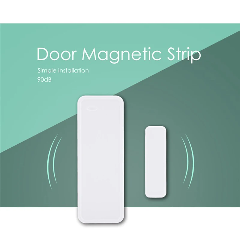 5PCS/ lot GUUDGO GS-WDS07 433MHz Window Door Smart Sensor Wireless Magnetic Strip Detector for Golden Security Alarm System |