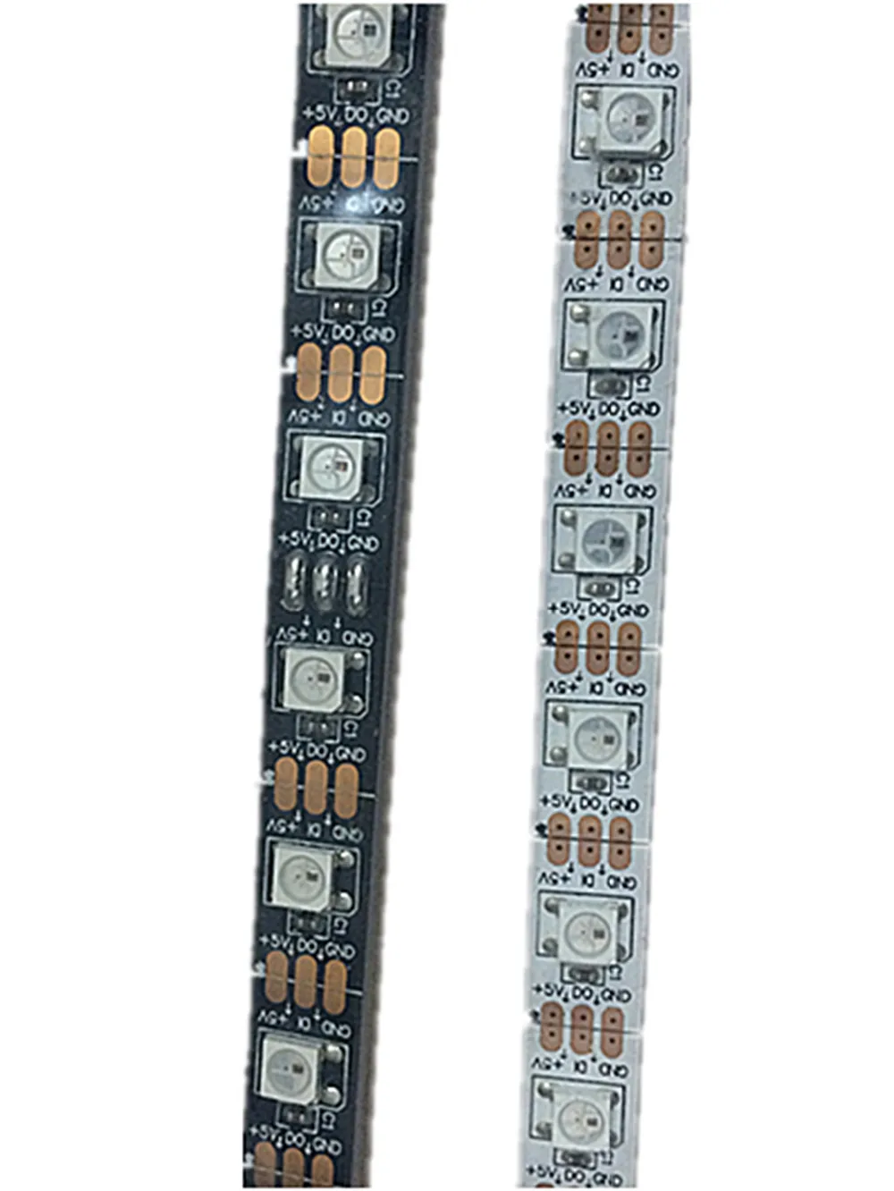 Пиксельная Светодиодная лента WS2812B Smart RGB 1 м/5 м черная/белая печатная плата 30/60