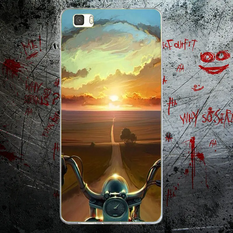 Мягкие ТПУ чехлы для телефонов Huawei P8 P9 P10 P20 Lite Mate 10 Pro Y5 Y6 II Y7 Honor 6X 7X 9 сумки Moto Cross