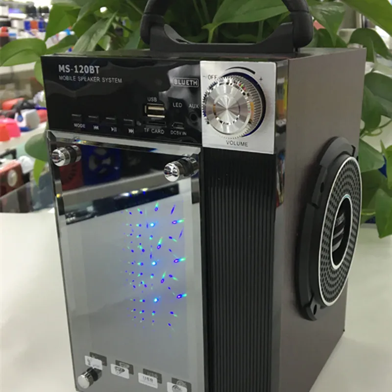 Цифровой MS-120BT Беспроводная Связь Bluetooth Спикер Поддержка SD TF Mp3-плеер USB Fm-радио