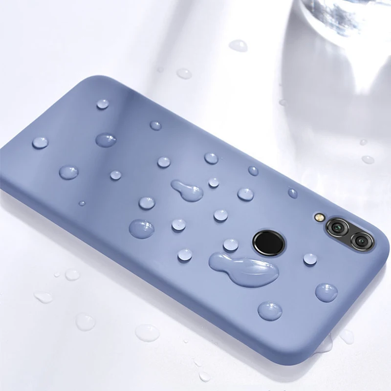 Жидкий силиконовый чехол для Huawei P30 P20 Pro Mate 20 Lite роскошный шелковистый мягкий
