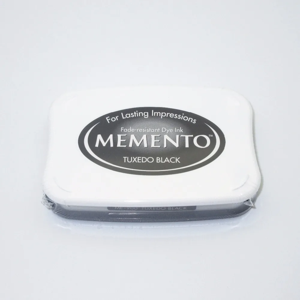 Черные смокинги Tsukineko MEMENTO Inkpads для долговечных впечатлений чернила краски ME 900