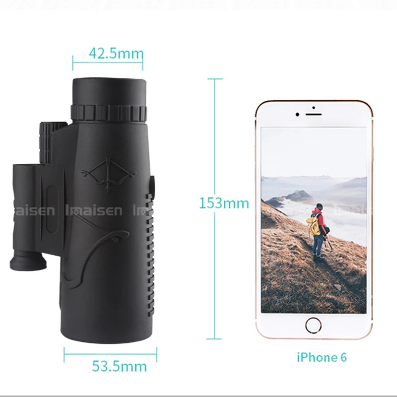 HD со световыми монокулярами днем и ночью можно использовать для захвата