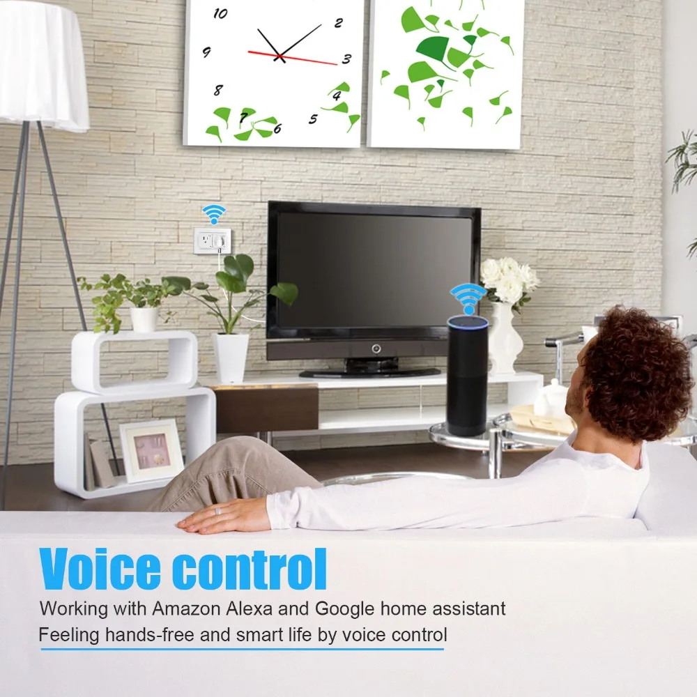 Умная розетка Hyleton с дистанционным управлением стандарта ЕС мини розетки