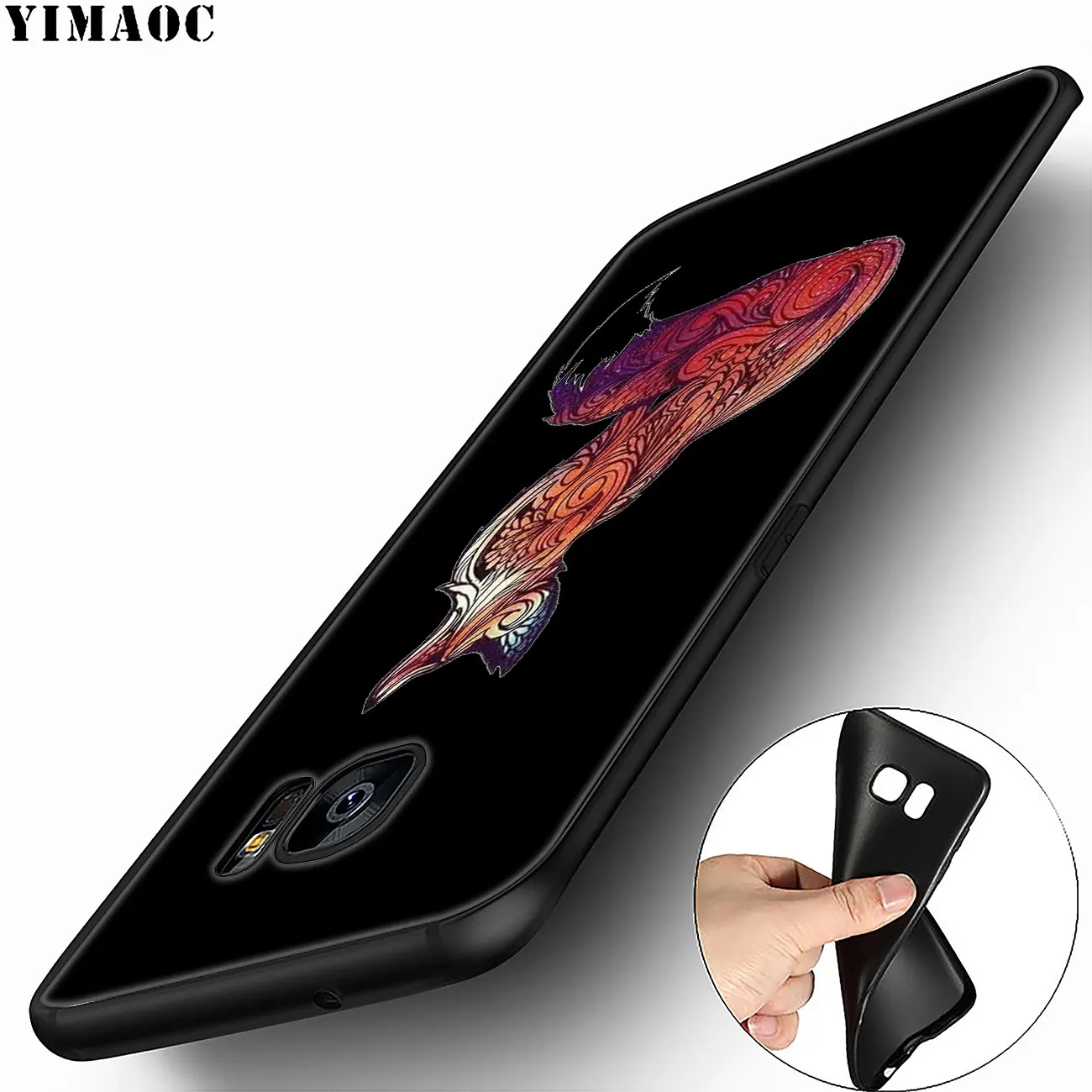Мягкий силиконовый чехол YIMAOC Piggy cute pig Lovely foxes sly fox для Samsung Galaxy A6 Plus A9 A8 A7 2018 A3 A5 2016 2017