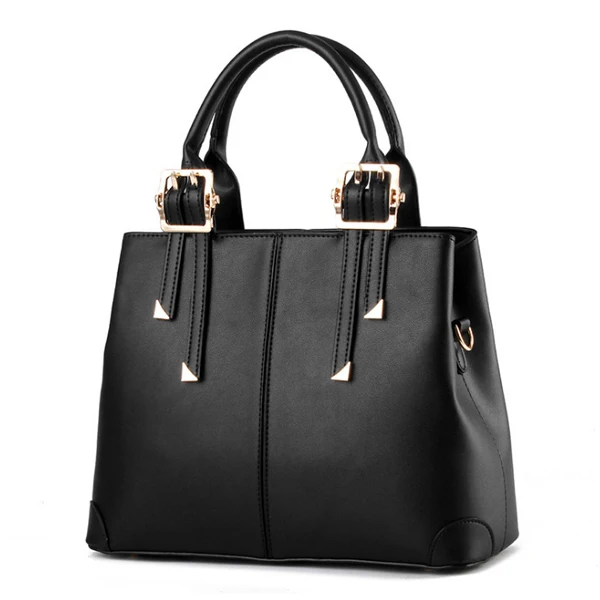 HJPHOEBAG модные новые сумки для женщин женская кожаная сумка высокого качества сумки женские сумки на плечо повседневные YC211 - Цвет: Black