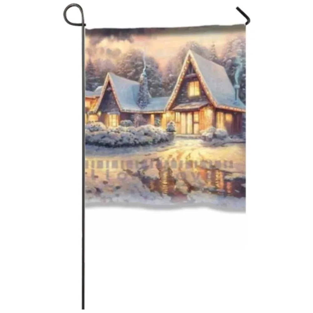 Christmas Garden flag Seasonal Flags for Outdoors Decor | Дом и сад
