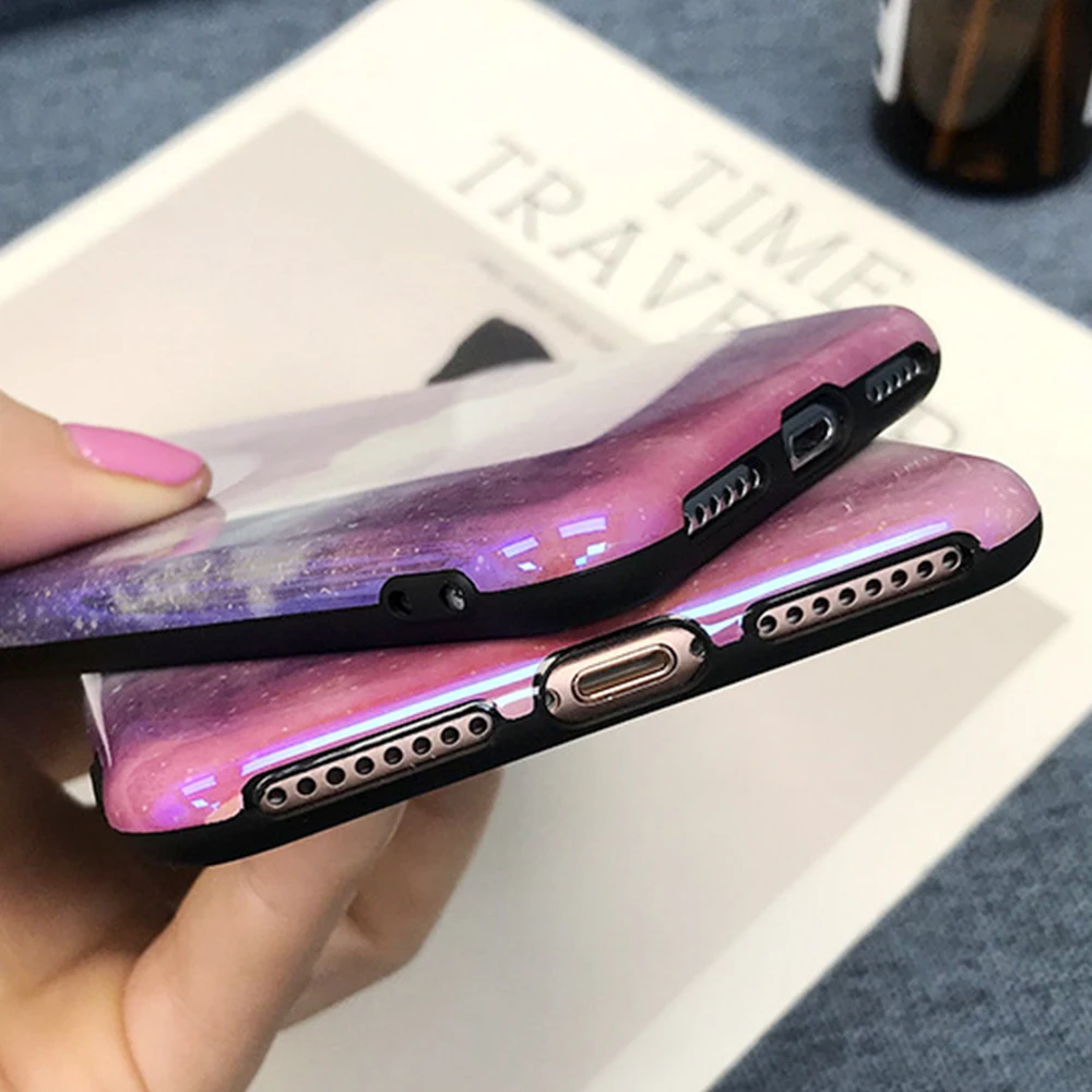 2019 Новый чехол для телефона анти-осенний Мягкий из ТПУ iPhone 6 S 7 8 Plus X XR XS Max