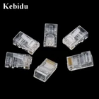 Kebidu 20 шт.лот, Сеть Ethernet, кристалл, разъем RJ45, 8Pin, RJ45 разъем, CAT5, CAT5e, Cat6, модульный кабель