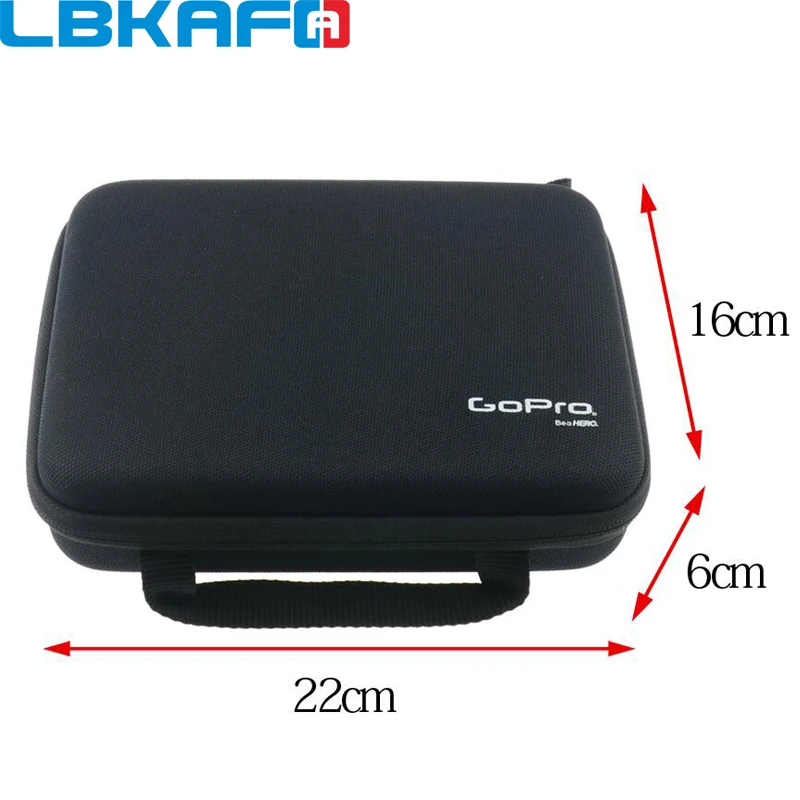 

LBKAFA 22*16*6cm Nylon Portable Box Storage Collection Bag Case for GoPro Hero 10 9 87 SJCAM SJ4000 SJ5000 SJ6 SJ8 SJ9 DJI OSMO