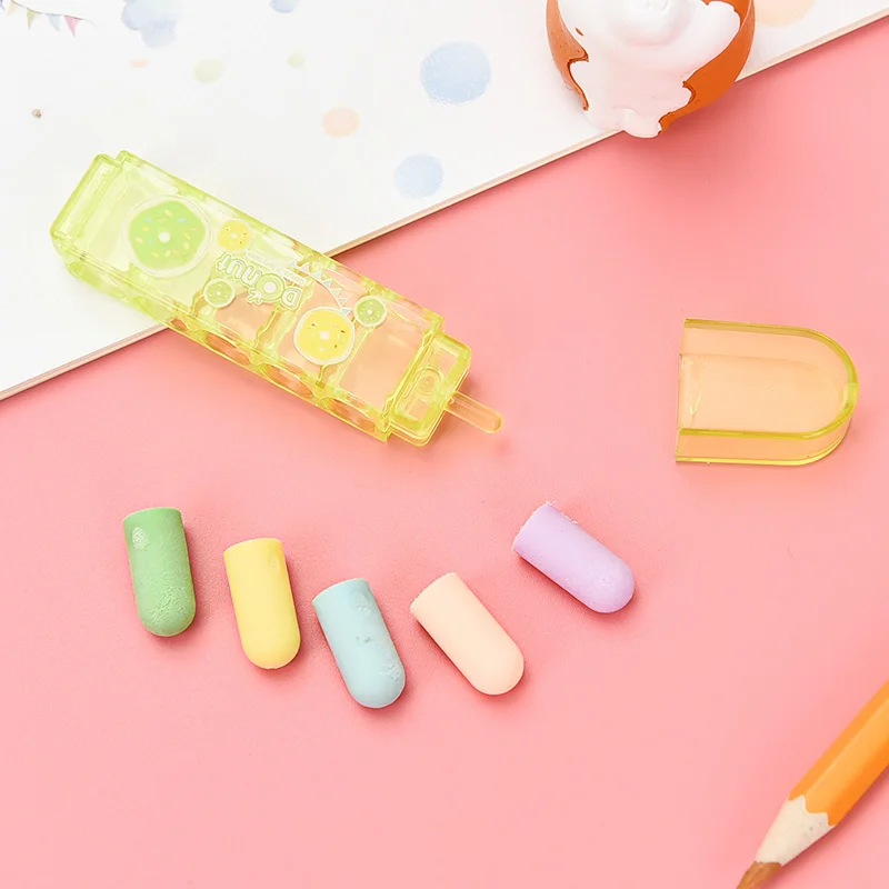 4 шт креативное милое пуля горячие продажи мини Ластик сменный детей искусство