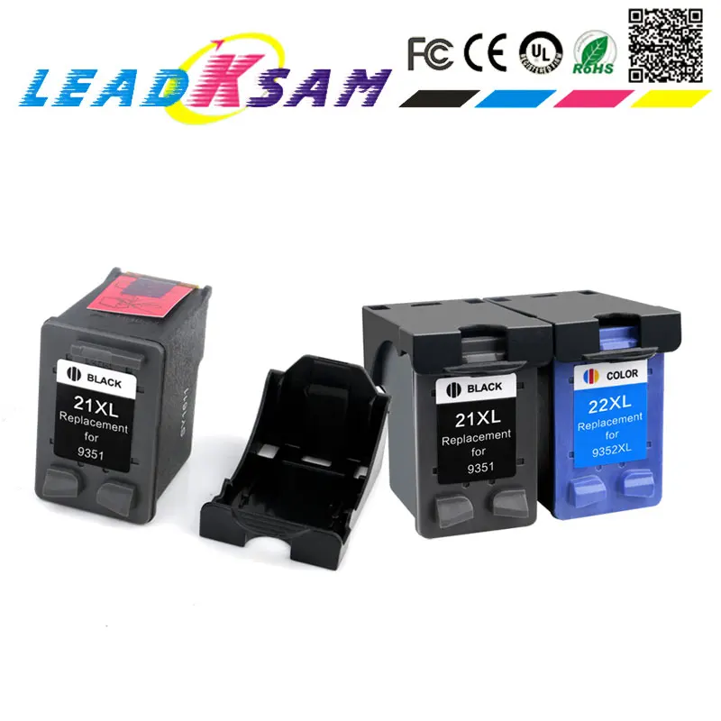 3pcs 2BK 1CL 21 22 чернильный картридж для замены совместимый для hp21 21xl 22xl Deskjet F2180 F2200 F2280 F4180 F300 F380 380 D2300 - Цвет: 3pcs 2BK 1CL