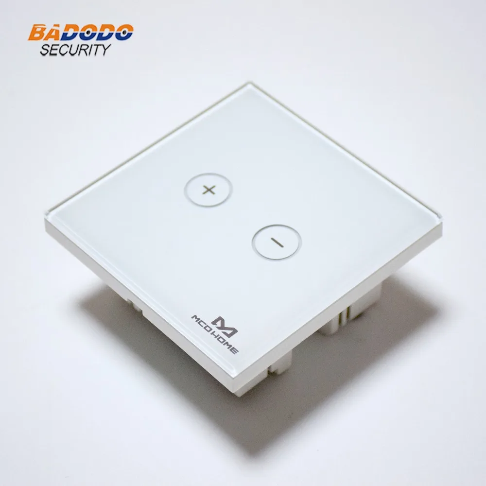 Z-wave plus MCO домашний стеклянный сенсорный диммер MH-DT311 86x86 мм светильник диммер функция измерения энергии eu868,42 МГц
