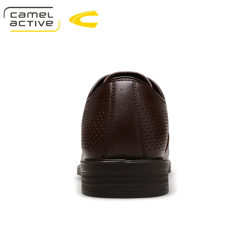 Camel Active/Лидер продаж Мужская обувь из натуральной кожи с дырками дизайнерская