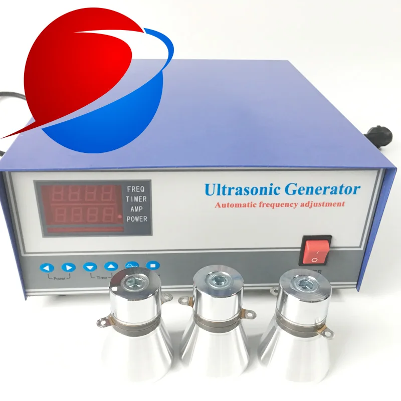 Цифровой генератор ультразвуковой очистки 25K/40K/80K, 300 Вт, с преобразователем 5 шт. 25K/40K/80K 60W