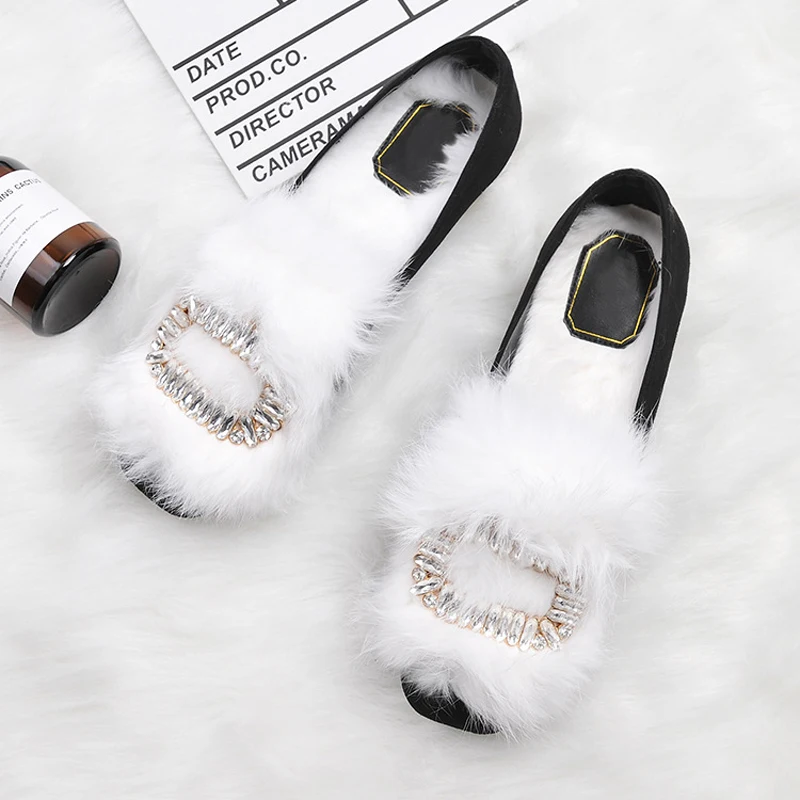 Женская обувь Модная брендовая на плоской подошве zapatos de mujer Обувь с квадратным
