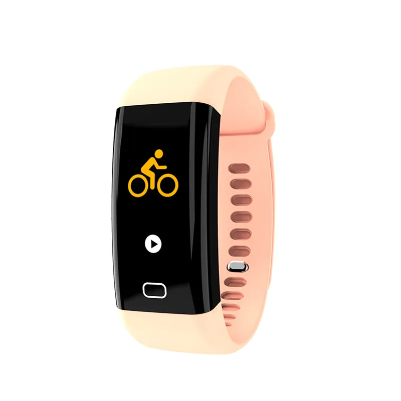 F07 OLED Цвет экран Bluetooth Smart Браслет IP68 Водонепроницаемый Плавание монитор