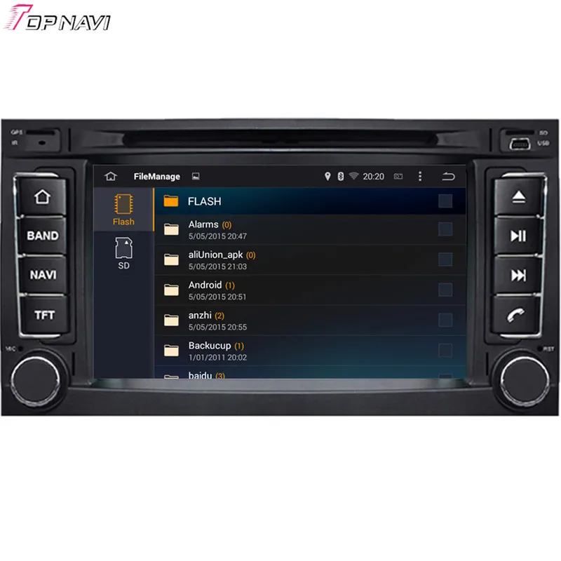 Topnavi 7 ''четырехъядерный Android 6 0 автомобильное радио стерео GPS для VW TOUAREG 2002 2003 2004