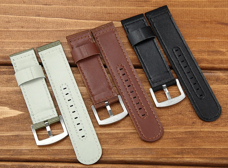 Ремешок нейлоновый для часов водонепроницаемый спортивный браслет с защитой от