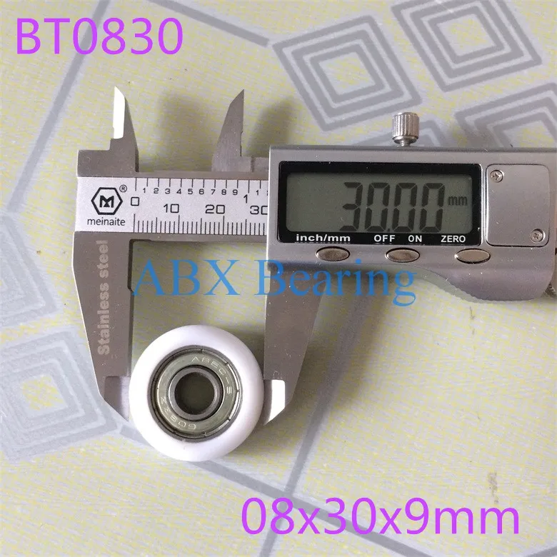 BT0830 608ZZ 608Z 608 нейлоновый подвесной/шариковый подшипник с колесным шкивом для