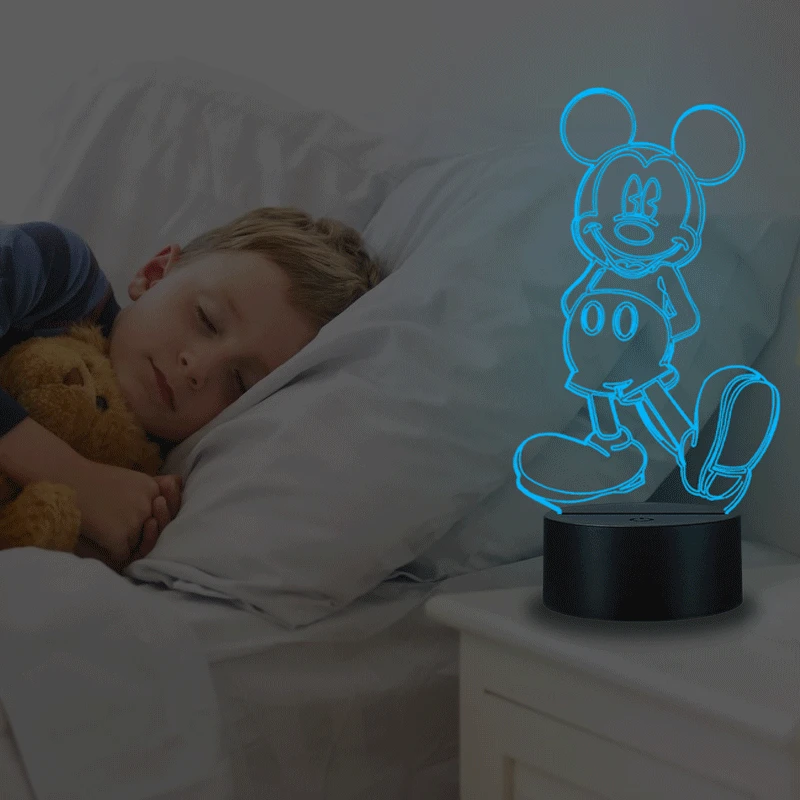 Светодиодный ночник VCity 3D настольная лампа с изменением RGB многоцветный