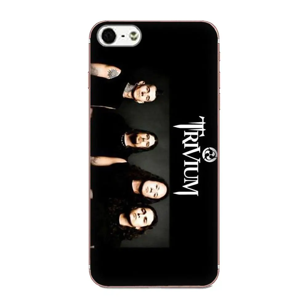 Металлический рок-браслет Trivium для Apple iPhone 4 4S 5 5C 5S SE 6 6S 7 8 Plus X XS Max XR мягкий чехол из