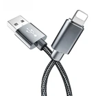 Металлический Плетеный usb-кабель для iPhone 8 7 6 6 s, кабель для быстрой зарядки iPhone 10 SE 5 5S