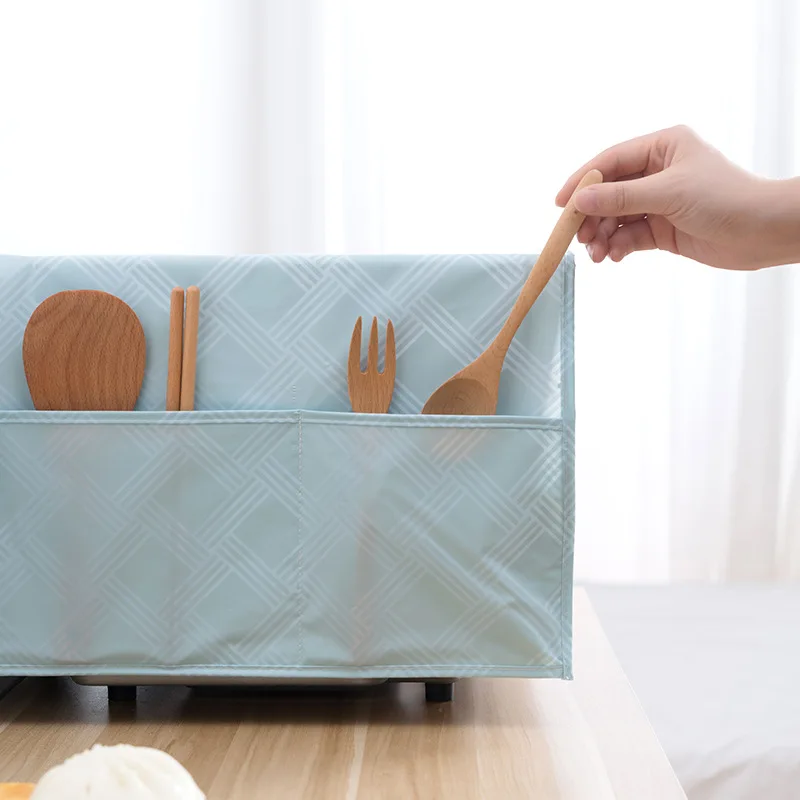 PEVA пылезащитная крышка для микроволновой печи телефонная полотенце с масляным