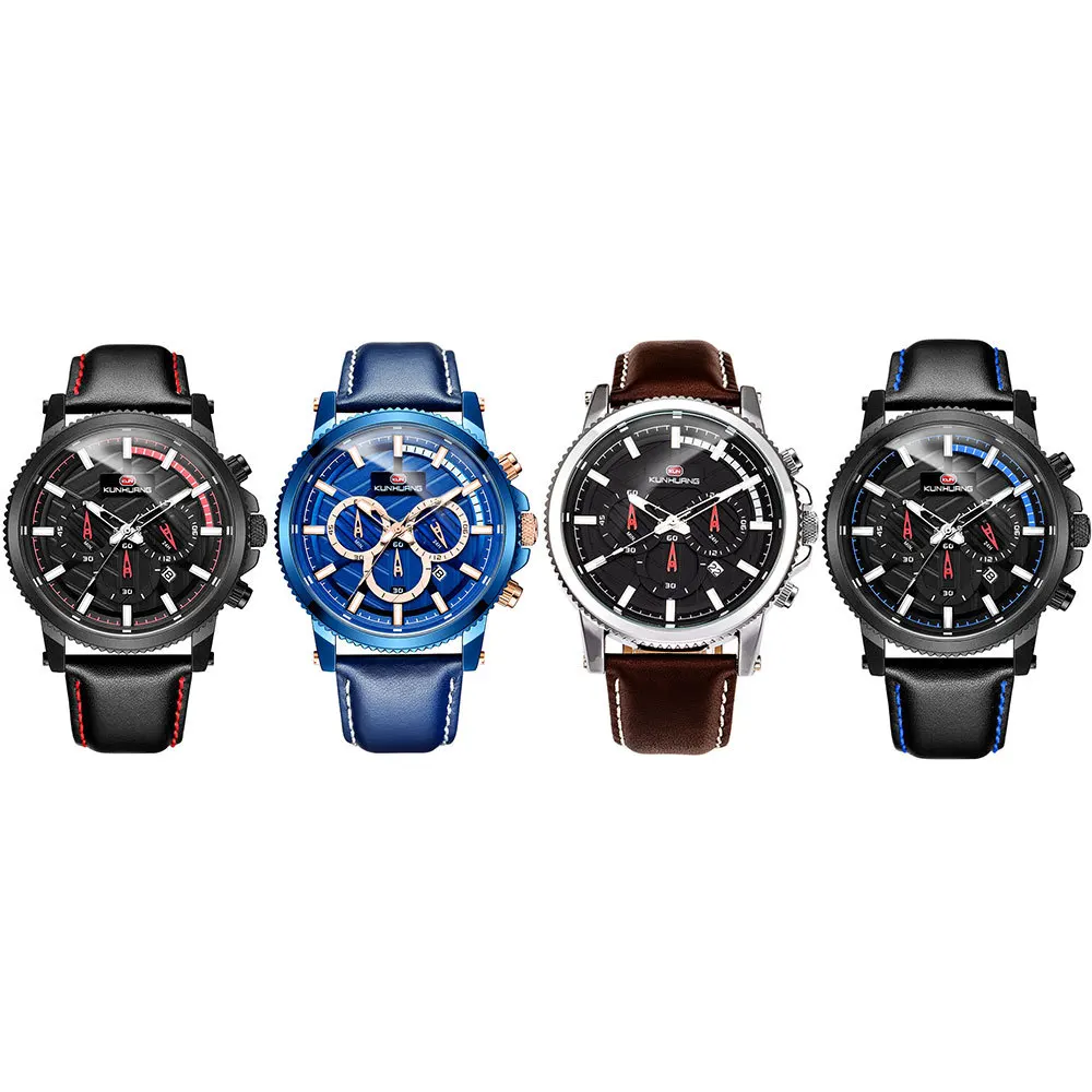 

Watches Men Luminous Calendar Watch Fashion Casual Sport Wristwatch Waterproof Watch Large Dial Casual Watch