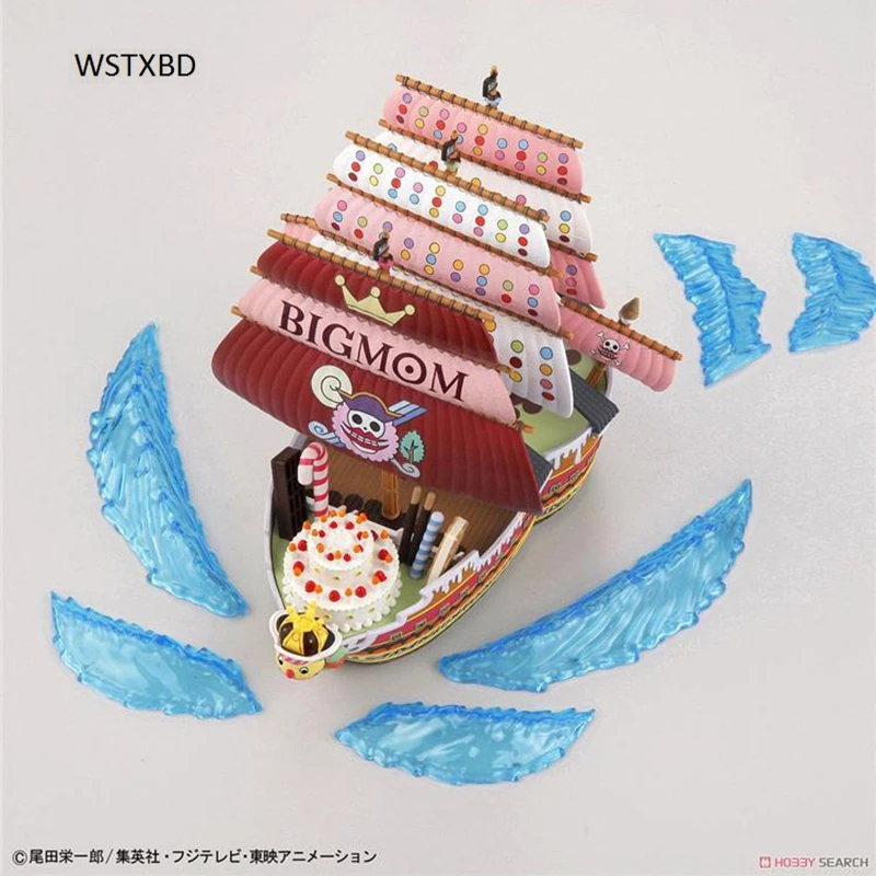 Оригинальные фигурки WSTXBD OP Luffy Big MUM Ship из ПВХ игрушки куклы|one piece|toy figureone piece doll |