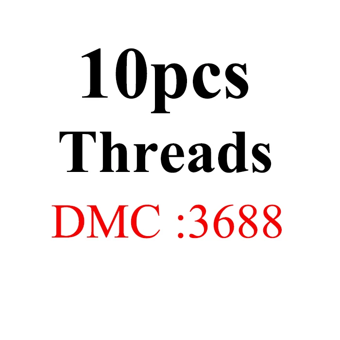 1.2m10pcs-DMC3688 Золотое панно, DMC3350-3733 Multcolor 10 шт/партия 1,2 м длина нить крестиком Хлопок Шитье, моток пряжи вышивка нить наборы - Цвет: 1.2m10pcs-DMC3688