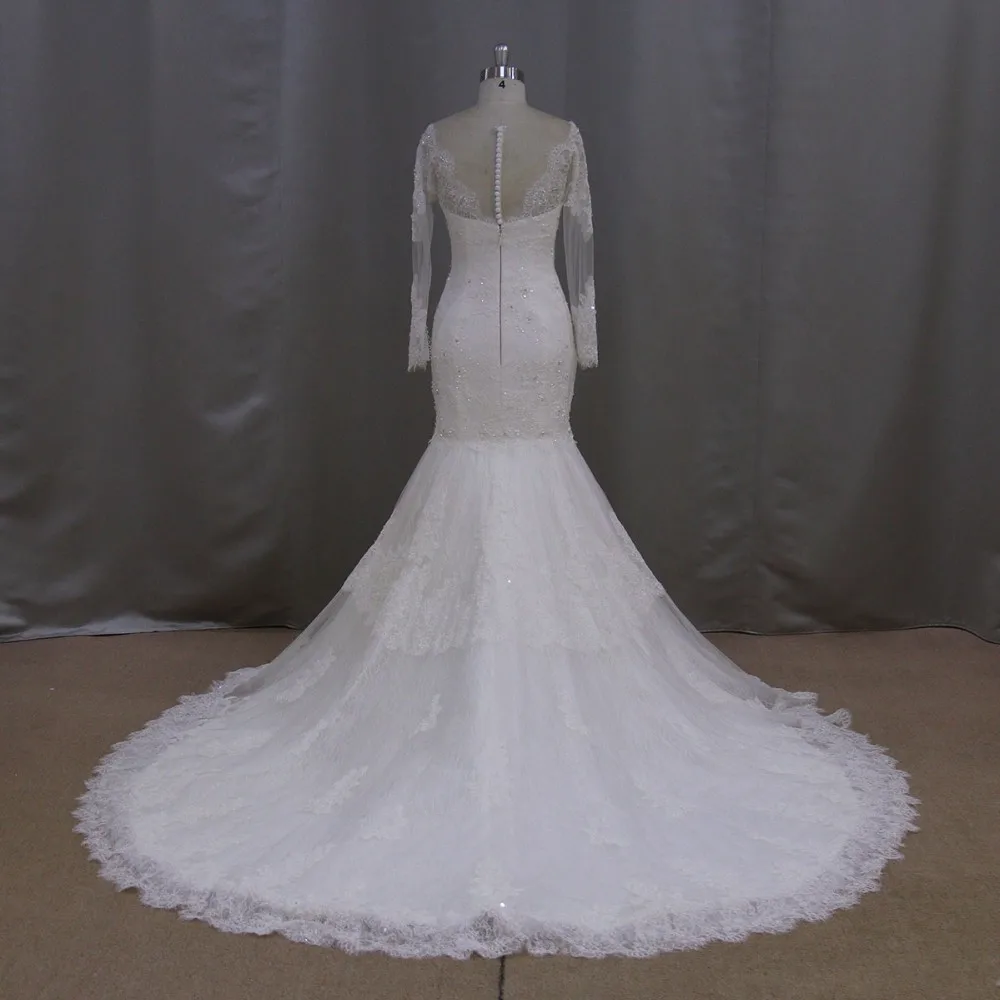 Высокое качество заказ Романтический Русалка торжественные платья Милая