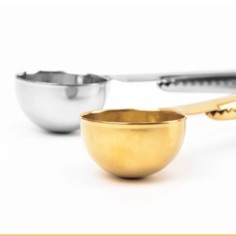 Coffee Scoop with Clip Stainless Steel Sealing Tea Bags Measuring Spoon Accessories for Cafe New Z1108 | Дом и сад