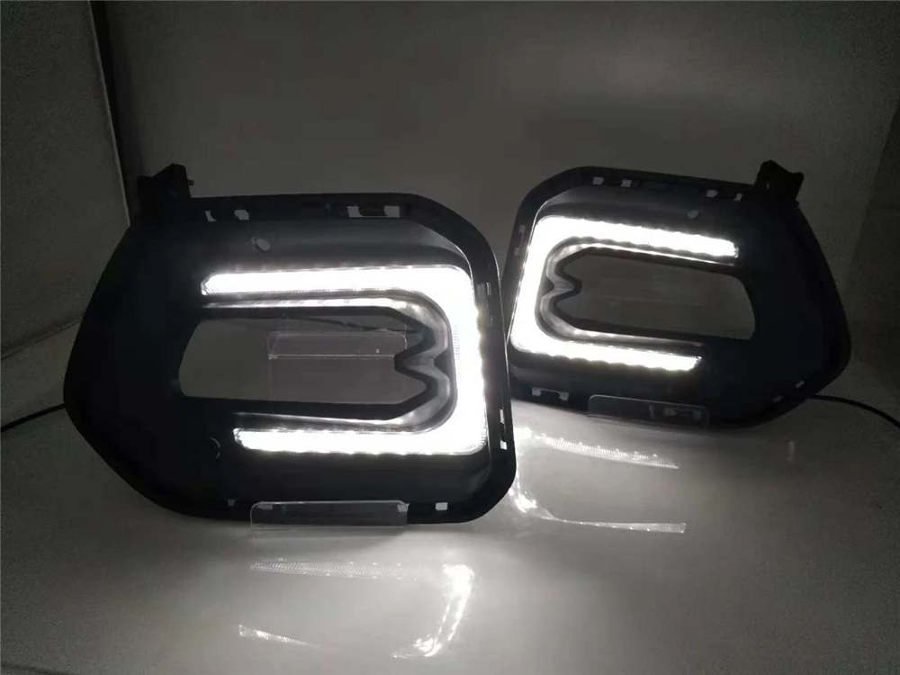 Автомобильная проблесковая 1 пара течет отложным воротником желтый сигнал